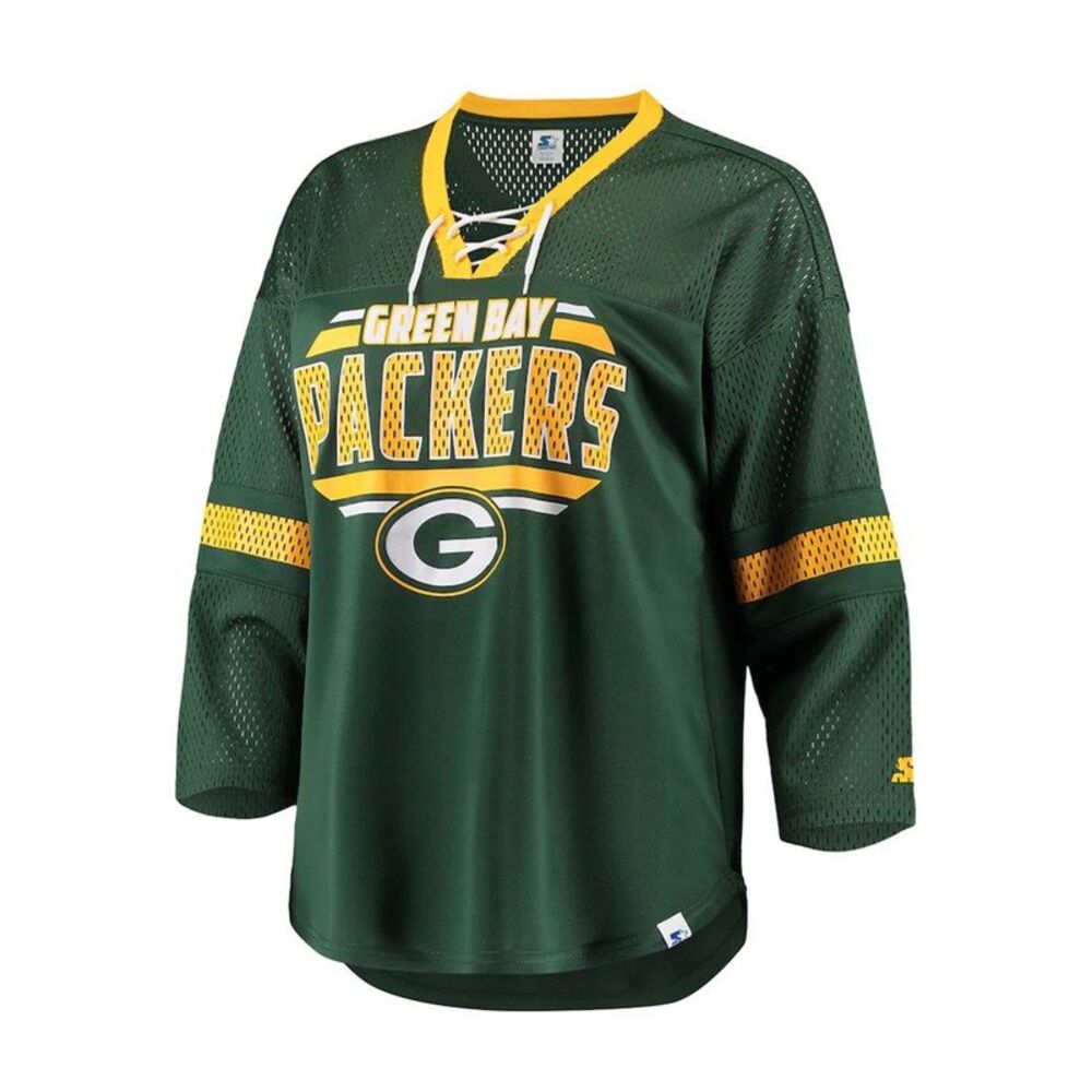 STARTER Womens Green Bay Packers Graphic T-Shirt, NWT